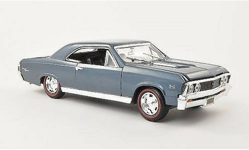 Chevrolet Chevelle SS 1/18 Motormax 396 grey-blue 1967 diecast model cars