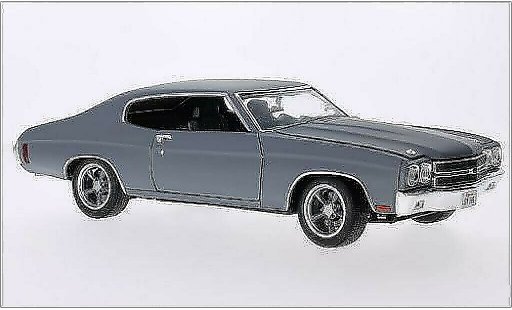 Chevrolet Chevelle SS 1/18 Greenlight matt-grey 1970 diecast model cars