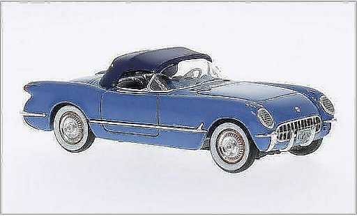 Chevrolet Corvette Convertible 1/43 Neo C1 (C1) metallic blue 1953 diecast model cars
