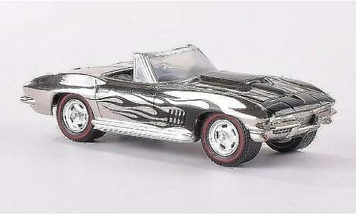 Chevrolet Corvette Convertible 1/64 Greenlight C2 (C2) chrom with Flammendekor 1967 diecast model cars