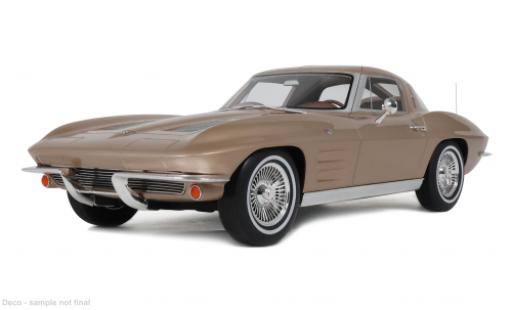 Chevrolet Corvette 1/12 GT Spirit C2 beige 1963 1:12 diecast model cars