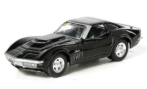 Chevrolet Corvette course 1/64 Greenlight C2 (C2) L88 black 1969 diecast model cars
