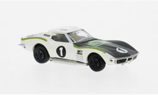 Chevrolet Corvette 1/87 Brekina C3 1970 Ecurie Leopard #1 1:87 diecast model cars