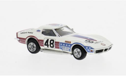 Chevrolet Corvette 1/87 Brekina C3 1971 Greenwood #48 1:87 diecast model cars
