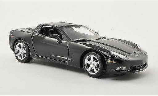 Chevrolet Corvette Coupe 1/24 Motormax C6 black 2005 diecast model cars