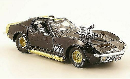 Chevrolet Corvette Coupe 1/24 Maisto C3 black/gold 1970 diecast model cars