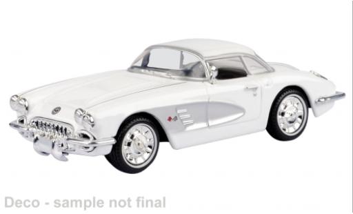 Chevrolet Corvette 1/43 Motormax weiss 1958 1:43 diecast model cars