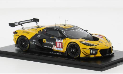 Diecast model cars Chevrolet Corvette 1/43 Spark Z06 G #81 1:43 Chevrolet Corvette 1/43 Spark Z06 G #81 1:43 diecast model cars