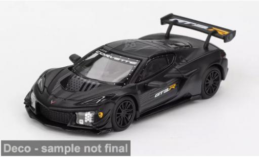 Chevrolet Corvette 1/64 Mini GT Z06 schwarz 2025 1:64 diecast model cars