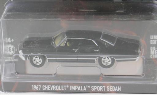 Chevrolet Impala 1/64 Greenlight Sport Sedan schwarz 1967 1:64 diecast model cars