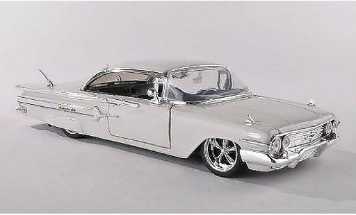 Chevrolet Impala SS 1/24 Jada Toys white 1960 diecast model cars