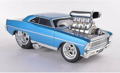 Chevrolet Nova SS 1/24 Maisto blue 1967 diecast model cars