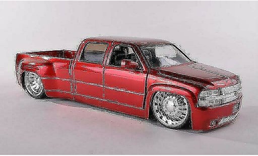 Chevrolet Silverado pickup 1/24 Jada Toys Dooley red 1999 diecast model cars