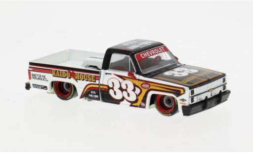 Diecast model cars Chevrolet Silverado Kaido Intimidator V1 braun/Dekor 1980 1/64 Mini GT