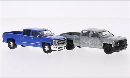 Chevrolet Silverado pickup 1/64 Greenlight LTZ 271 2014 diecast model cars