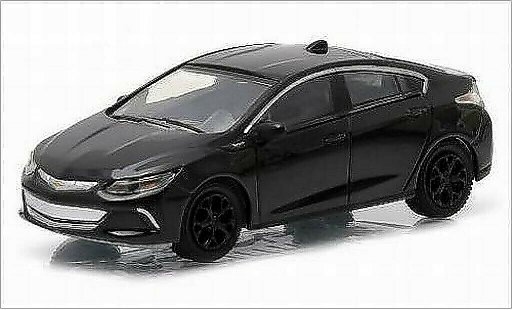 Chevrolet Volt hatchback 1/64 Greenlight black 2016 diecast model cars