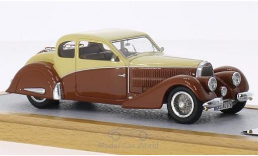 Diecast model cars Bugatti 57 S 1/43 Chromes Type Coach Ventoux Gangloff Speciale Thill beige/brown RHD 1936 sn782 Bugatti 57 S 1/43 Chromes Type Coach Ventoux Gangloff Speciale Thill beige/brown RHD 1936 sn782 diecast model cars