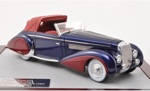 Diecast model cars Delage D8-120 1/43 Chromes Cabriolet Grand Luxe Chapron metallic blue/metallic red 1946 Delage D8-120 1/43 Chromes Cabriolet Grand Luxe Chapron metallic blue/metallic red 1946 diecast model cars