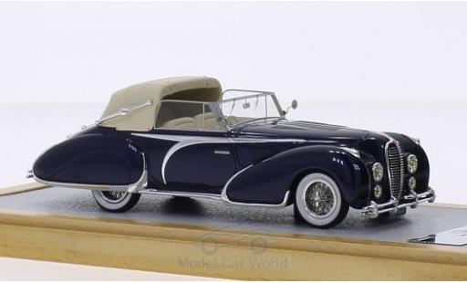 Diecast model cars Delahaye 135 1/43 Chromes Cabriolet Figoni Falaschi blue RHD 1948 El Glaoui sn800954 Verdeck halb geschlossen Delahaye 135 1/43 Chromes Cabriolet Figoni Falaschi blue RHD 1948 El Glaoui sn800954 Verdeck halb geschlossen diecast model cars