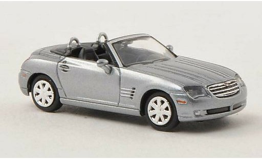 Chrysler Crossfire Roadster 1/87 Busch grey-grey 2009 diecast model cars