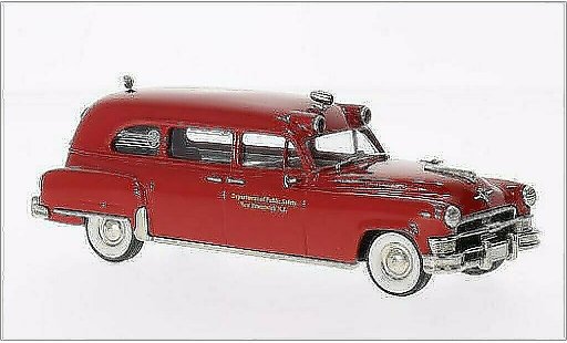 Chrysler Imperial ambulance 1/43 Brooklin New Brunswick red 1953 diecast model cars