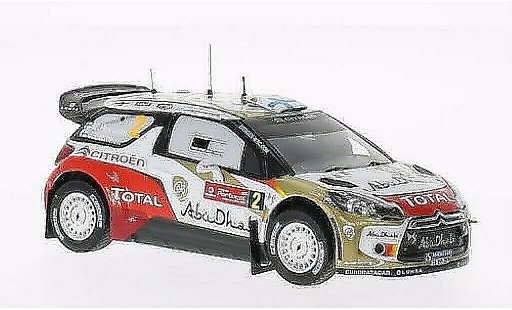 DS Automobiles DS3 WRC 1/43 IXO No.2 Abu Dhabi Rally Portugal 2013 /J.Lehtinen diecast model cars