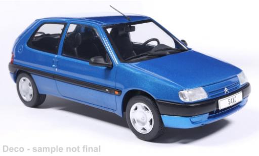 Diecast model cars Citroen Saxo blau 1997 1/24 WhiteBox