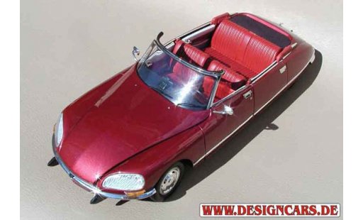 Citroen DS 21 1/18 Norev cabriolet 4 portes red lucifer diecast model cars