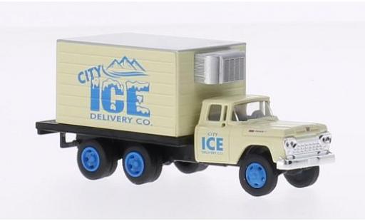 Ford F-500 1/87 Classic Metal Works Box Truck City Ice Delivery Co. 1960 diecast model cars