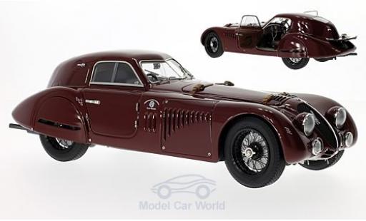 Alfa Romeo 8C 1/18 CMC 2900 B Speciale Touring Coupe red RHD 1938 diecast model cars