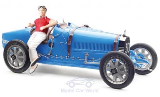 Bugatti 35 1/18 CMC T Grand Prix blue No.30 mit Frauen-Fahrerfigur diecast model cars