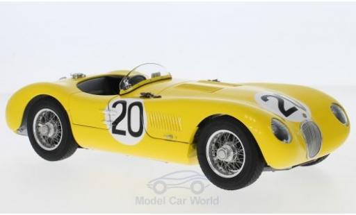Jaguar C-Type 1/18 CMC RHD No.20 Racing Team 24h Le Mans 1953 R.Laurent/C.de Tornaco diecast model cars