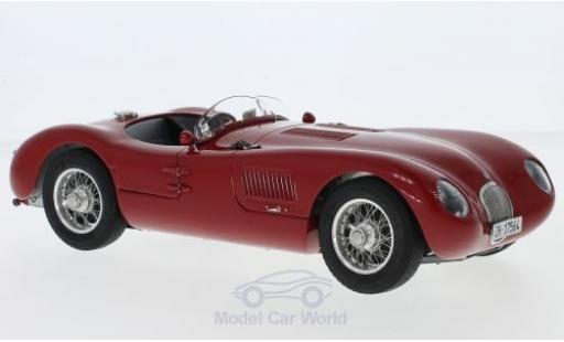 Jaguar C-Type 1/18 CMC red RHD 1952 XKC 023 aktueller Zustand Dr. Christian Jenny diecast model cars