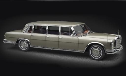 Mercedes 600 1/18 CMC Pullman (W100) gold avec toit ouvrant diecast model cars