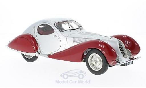 Talbot Lago 1/18 CMC Coupe Typ 150 C-SS Teardrop Figoni & Falaschi grey/red RHD 1937 diecast model cars