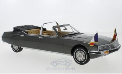 Citroen SM 1/18 CMF Presidentielle by Henri Chapron metallic grey 1972 diecast model cars