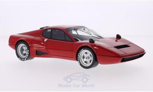 Ferrari 365 1/18 CMF GT4 BB Competizione red Plain Body Version greyne Felgen abgedeckte Scheinwerfer ohne Heckspoiler diecast model cars