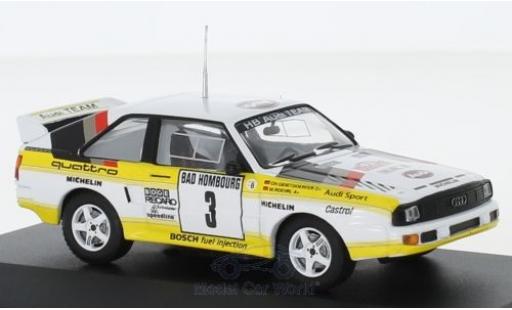 Audi Sport Quattro 1/43 CMR Sport quattro No.3 HB Team HB Rallye WM Rallye Monte Carlo 1985 mit Decals W.Röhrl/C.Geistdörfer diecast model cars