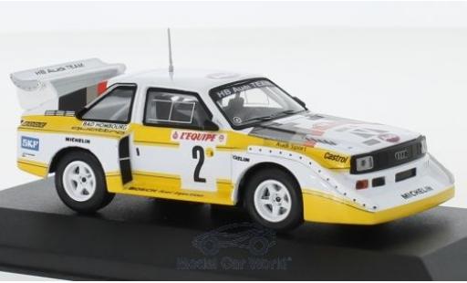 Audi Sport Quattro 1/43 CMR Sport quattro S1 No.2 HB Team HB Rallye WM Rallye Monte Carlo 1986 mit Decals W.Röhrl/C.Geistdörfer diecast model cars