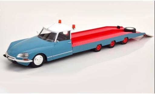 Citroen DS 1/18 CMR Tissier blue/red 1970 camion de transport de voiture diecast model cars