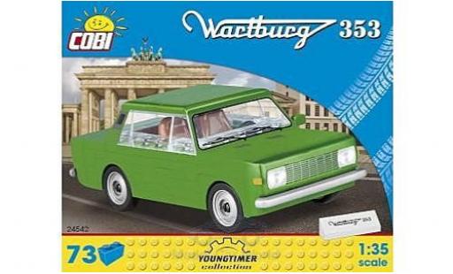 Wartburg 353 1/35 Cobi green Bausteine Anzahl der Blöcke: 73 diecast model cars