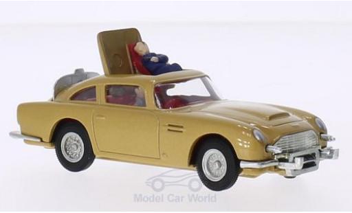Aston Martin DB5 1/0 Corgi gold RHD James Bond mit 2 Figuren und Funktionen ca. 10 cm lang diecast model cars