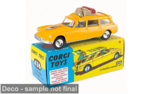 Diecast model cars Citroen ID 19 1/48 Corgi Safari gelb 1963 1:48 Citroen ID 19 1/48 Corgi Safari gelb 1963 1:48 diecast model cars
