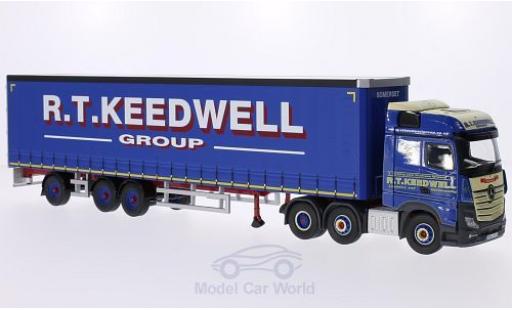 Mercedes Actros 1/50 Corgi MP4 RHD R.T. Keedwell Group Gardinenplanen-Sattelzug ohne Vitrine diecast model cars