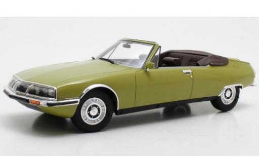 Diecast model cars Citroen SM 1/18 Cult Scale Models Mylord Chapron metallic green 1971 Citroen SM 1/18 Cult Scale Models Mylord Chapron metallic green 1971 diecast model cars