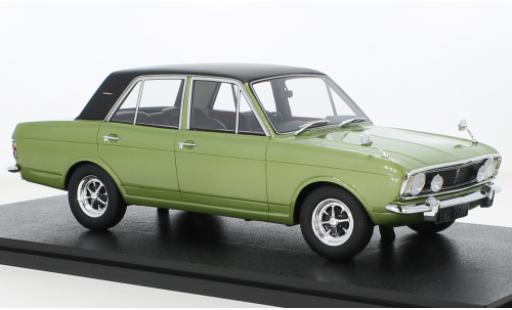 Diecast model cars Ford Cortina 1/18 Cult Scale Models 1600E metallise green/black RHD 1970 Ford Cortina 1/18 Cult Scale Models 1600E metallise green/black RHD 1970 diecast model cars