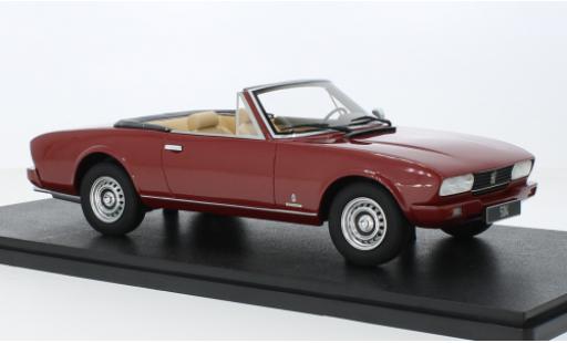 Diecast model cars Peugeot 504 1/18 Cult Scale Models cabriolet metallise red 1983 Peugeot 504 1/18 Cult Scale Models cabriolet metallise red 1983 diecast model cars