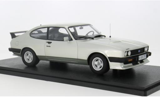 Diecast model cars Ford Capri 1/18 Cult Scale Models 2.8 Turbo silber 1981 1:18 Ford Capri 1/18 Cult Scale Models 2.8 Turbo silber 1981 1:18 diecast model cars
