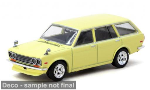 Datsun 510 1/64 Tarmac Works Bluebird Wagon gelb 1973 1:64 diecast model cars
