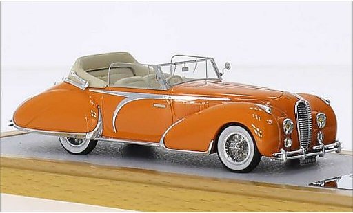 Delahaye 135 Cabriolet 1/43 Chromes Convertible Figoni Falaschi brown RHD 1948 diecast model cars